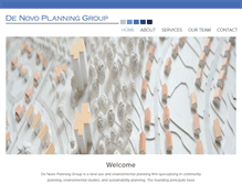Tablet Screenshot of denovoplanning.com